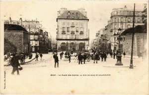 CPA Brest- Place des Portes, Rue de Siam et Grande Rue FRANCE (1025660)