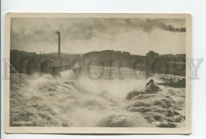 460666 NORWAY Sarpsfossen waterfall Vintage photo postcard