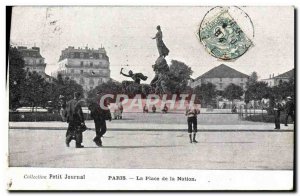 Old Postcard Paris Place de La Nation