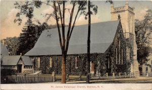 New York NY Postcard c1910 GOSHEN St James Episcopal Church Building