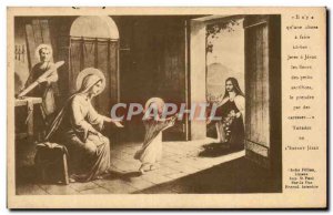 Postcard Old Bernadette Lisieux