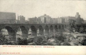 Great Northern R. R. Bridge and Mill District in Minneapolis, Minnesota