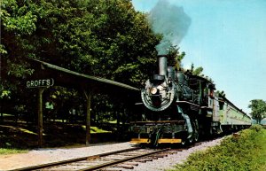 Trains Strasburg Railroad Westbound Train Pulling Into Groff's Pennsylvania