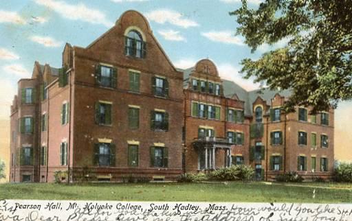 MA - South Hadley. Mt. Holyoke College, Pearson Hall