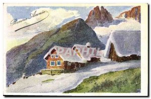 Postcard Old Bonne Annee