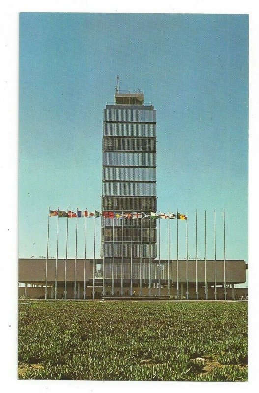 Postcard CA Los Angeles International Airport Control Tower 