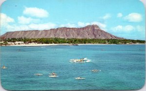 Postcard Hawaii - Surfing at Waikiki - United Airlines photo