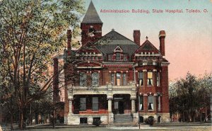 LPS89 Toledo Ohio State Hospital Administration Building Postcard