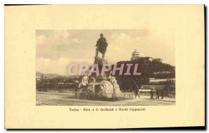 Postcard My Old Torino has Garbaldi G e Monte Cappuccini