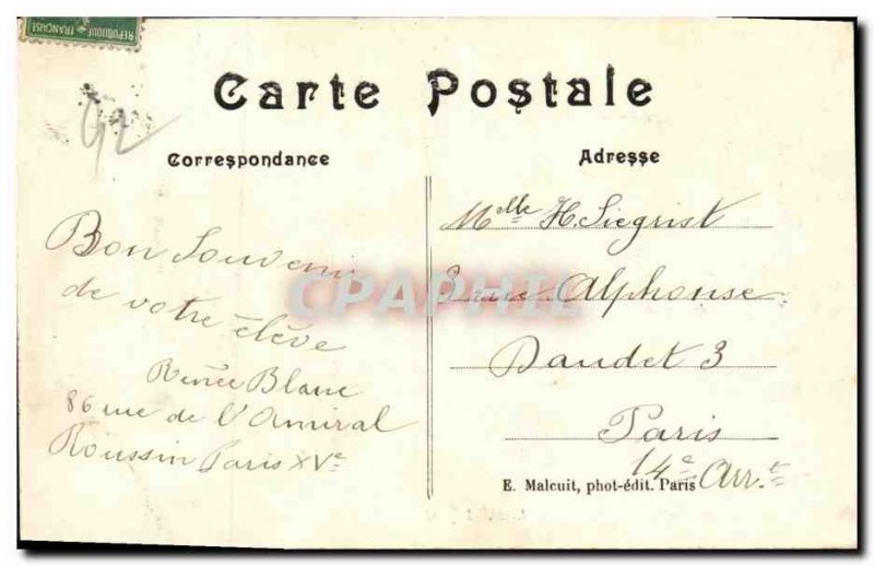 Old Postcard Suresnes Mont Valerien The Fort Prussian after the bombing in 18...