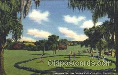 Clearwater Gold & Country Club Golf Unused 