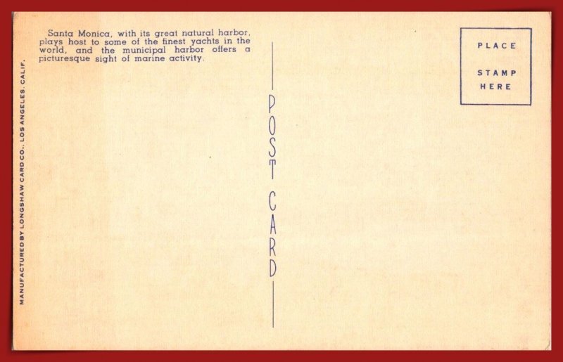 California, Long Beach - Yacht Harbor - [CA-971]