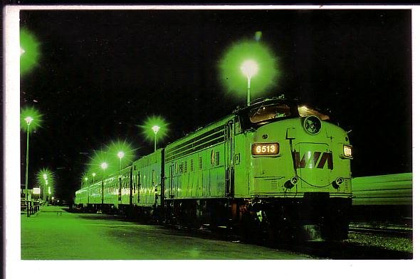 VIA Train Leaving, Jasper , Alberta,