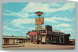 Gas Lite Motel Hollyman Laramie Wyoming Postcard 