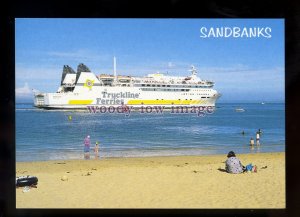 FE2274 - Truckline Ferry , Barfleur , built 1992 - postcard