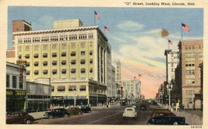 NE - Lincoln, O Street Looking West