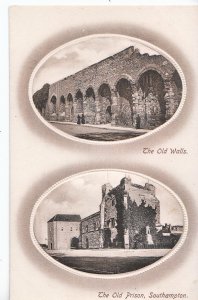 Hampshire Postcard - The Old Walls and The Old Prison - Southampton    DP500