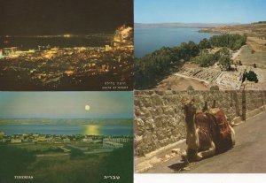 Capharnaum Tiberias Camel Haifa 4x Israel Postcard s