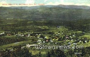 White Mountains - Bethlehem, New Hampshire NH  