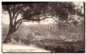 Postcard Old Moulay Idriss Panorama Of The Holy City