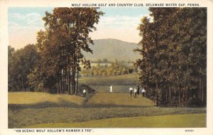 Delaware Water Gap Pennsylvania Wolf Hollow Golf & Country Club, #3 Tee PC U5445