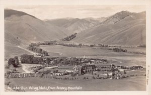 J76/ Sun Valley Idaho RPPC Postcard c1930-50s From Penney Mountain 371