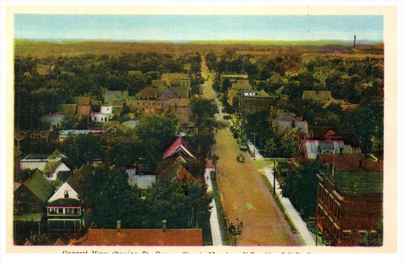 4605  Aerial  View of showing St.George St. Moncton N.B