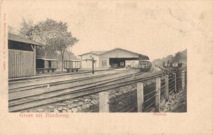 Indonesia - Groet uit Bandoeng Bandung Railway Station - 04.47