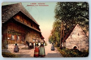 Baden-Württemberg Germany Postcard Höllental Inn to the Kingdom of Heaven 1913