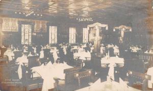 Real Photo Pine Room Dining  Chicago Illinois L2945 Antique Postcard