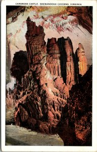 Vtg 1930 Cardross Castle Shenandoah Caverns Virginia VA Postcard