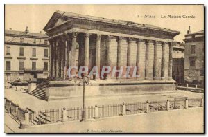 Postcard Old Nimes La Maison Carree