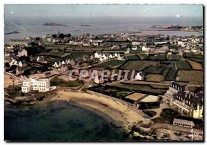 Modern Postcard Roscoff The Beach and Marin & # 39Institut Rockroum The house...