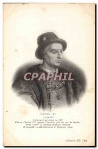 Old Postcard King Louis XI of France