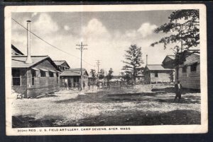 US Field Artillery,Camp Devens,Ayer,MA BIN