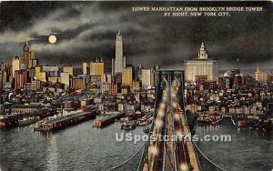 Lower Manhattan, Brooklyn Bridge, Brooklyn Bridge, New York