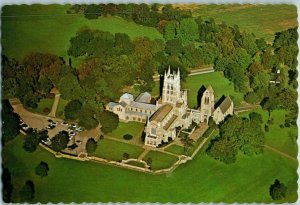 Aerial View Postcard The Cathedral Church of Bryn Athyn Pennsylvania