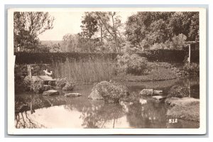 Japanese Garden Lagoon Mauna Loa Park Hawaii HI TH UNP Postcard B19