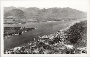 Ketchikan AK from Deer Mountain Unused Schallerer RPPC Postcard G50