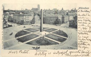 Germany Munich Karolinenplatz 1907