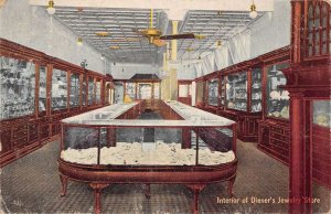 Harrisburg Pennsylvania Diener's Jewelry Store Interior View Postcard AA74763