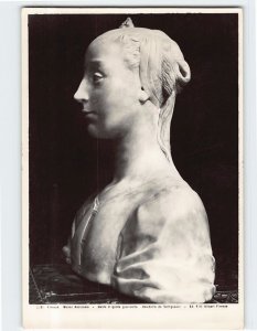 Postcard Busto d'Ignota giovinetta, Museo Nazionale, Florence, Italy