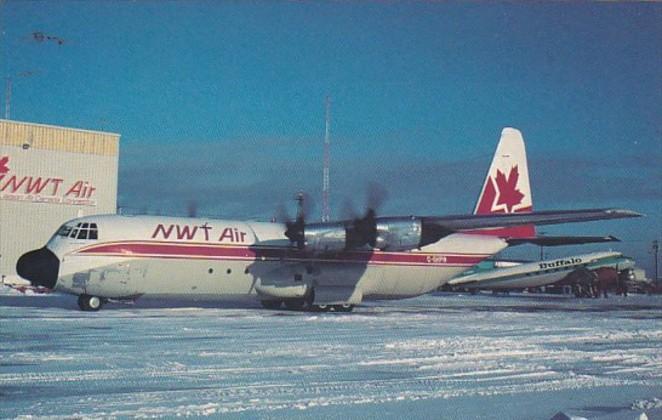 NWT Air Lockheed L-100-30 Hercules At Yellowknife Canada 28 October 1991