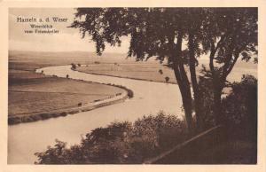 HAMELN a d WESER GERMANY WESERBLICK vom FELSENKELLER~WARNESON PHOTO POSTCRD 1928