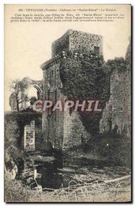 Old Postcard Chateau Tiffauges Bluebeard The dungeon