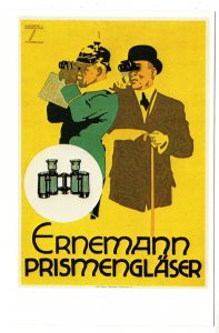Men with Binoculars, Ernemann Prismenglaser,  Advertisement