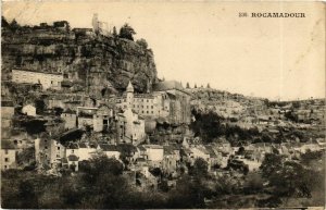 CPA Lot ROCAMADOUR Panorama Ville Chateau (984755)