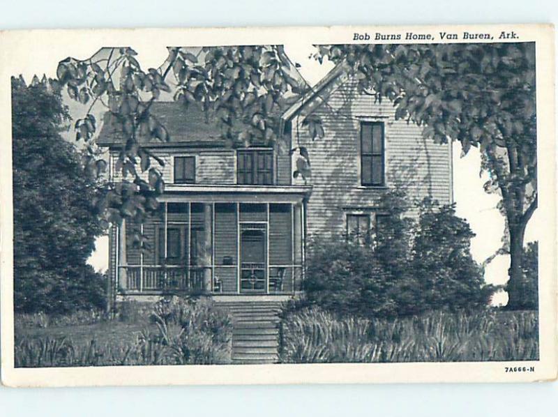 1940's HISTORIC HOME Van Buren Arkansas AR d2237 United States