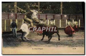 VINTAGE POSTCARD Sport Spain Bullfight Toro Bull a spade