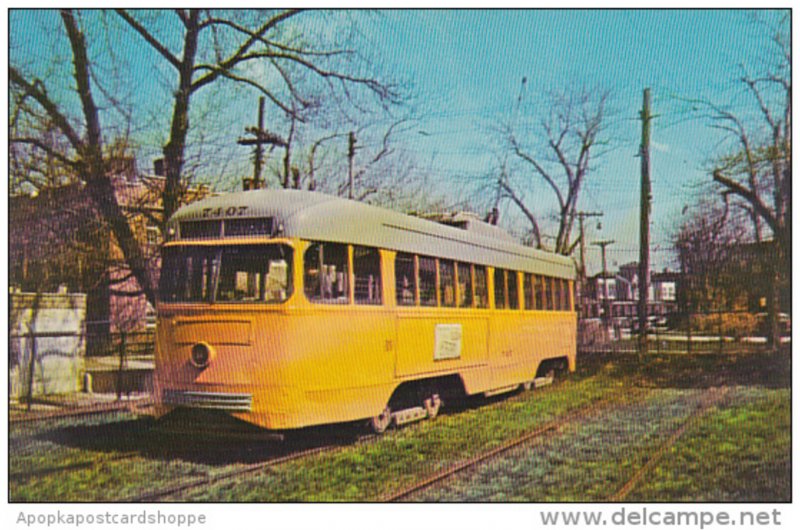 Trolley Baltimore Transit Car #7407